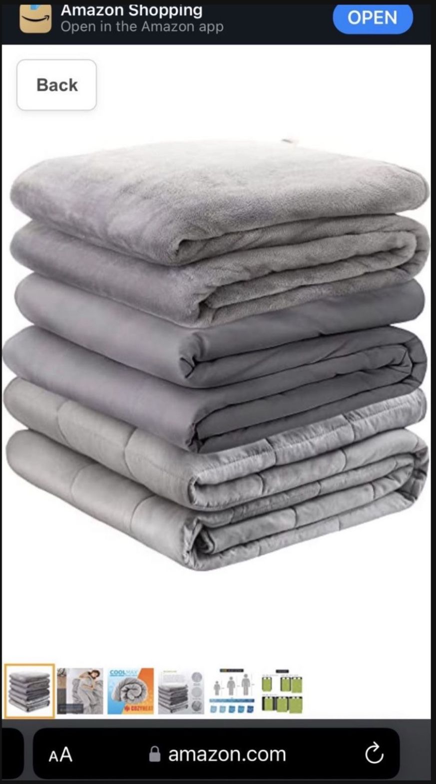 Weighted blanket for Sale in Renton, WA OfferUp