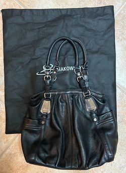 Large black B Makowsky purse with dust bag