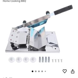 Stainless steel meat slicer