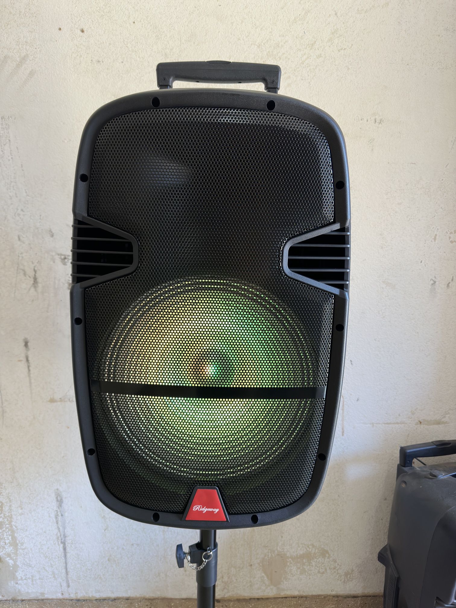 Rechargeable Speaker With Mic - 15” Woofer 