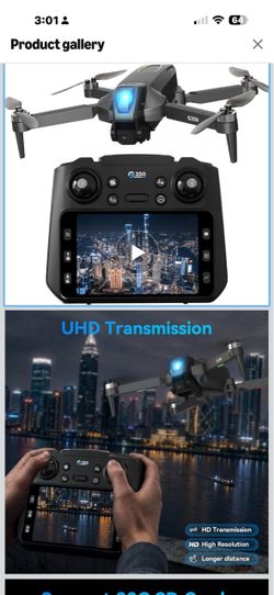 New in box! Drone with Camera 4.5" LCD Screen on Controller, Drone with Screen, FPV Drones with Brushless Motor for Adult Beginner, Foldable RC Quadco