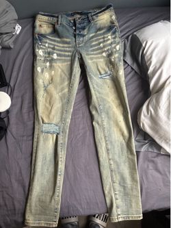 Purple jeans