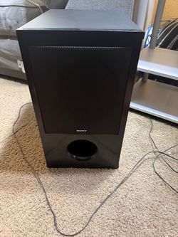 Sony SS-WS102 home theater subwoofer.