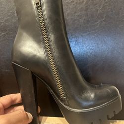 WILLIAM RAST DOUBLE ZIP BOOTIE BLACK