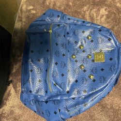 Blue MCM BackPack 