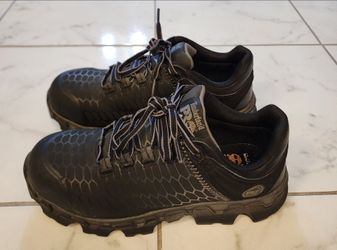 Timberland PRO Powertrain Sport Alloy Toe Work Sneakers Size 8 WMNS