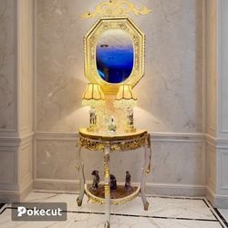 Vintage entry table set