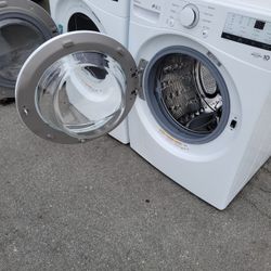 LG LIKE NEW SET GAS DRYER AND WASHER MACHINE WORKS PERFECT VERY GOOD CONDITION 