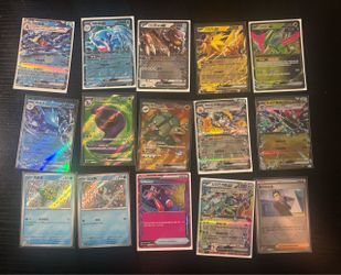 15 Pokemon Cards (Full Arts, Ex, Baby Shiny)
