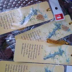 4 Book markers, 3 Have Hope Pins., 3 Never Opened
