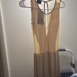 Beige Lingerie Dress