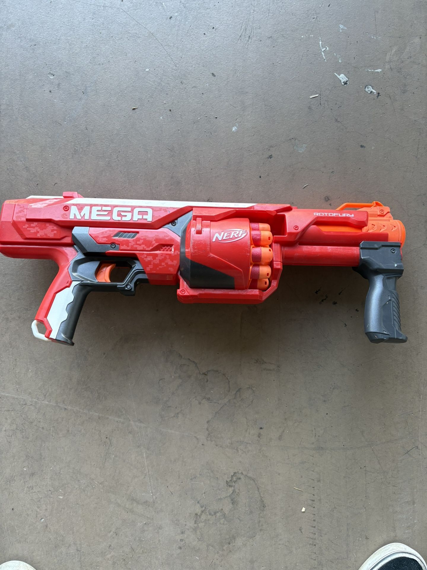Red Nerf Gun (Bullets Included)