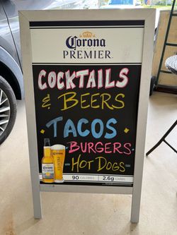 Corona Premier A-Frame Sandwich Board Sign