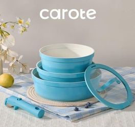 NEW CAROTE 15PCS COOKWARE SET NON STICK