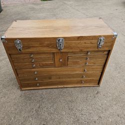 Wooden Machinist Toolbox