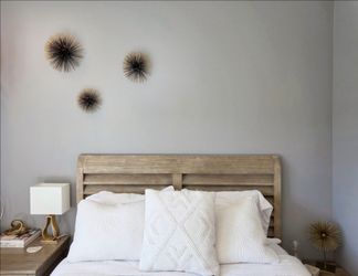 Mid Century Modern Set of 3 Gold & Black Starburts Spheres  3D Wall Art