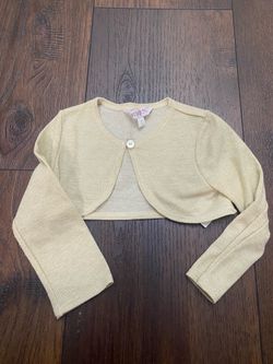 Girls long sleeve cardigan sweater size 2t by Katie #13