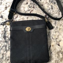 Black Coach- Crossbody Bag
