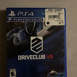FOR PSVR PS4 Driveclub VR GameStop bought
