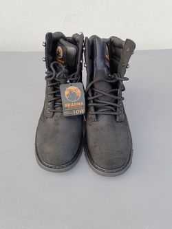 New Brahma,work boots,size 10