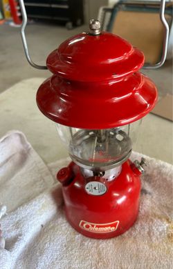 Red 200 a Coleman lantern