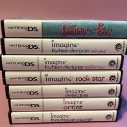 Nintendo DS Imagine Games Multiple Titles Lot Of 7 Games In Total. CIB.