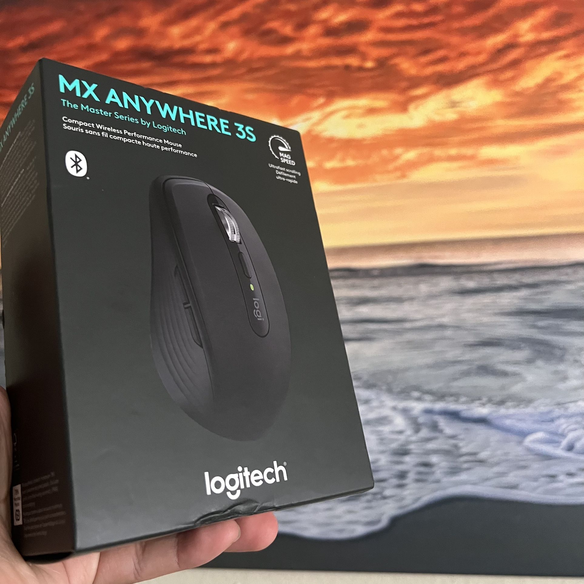 Wireless Logitech Gaming Mouse Mx Anywhere 3s