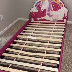 Unicorn Single Girl Bed