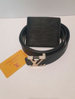 Beautiful Leather Belt and Wallet Set