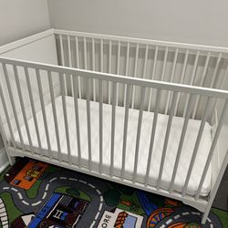 IKEA Baby Crib and Mattress