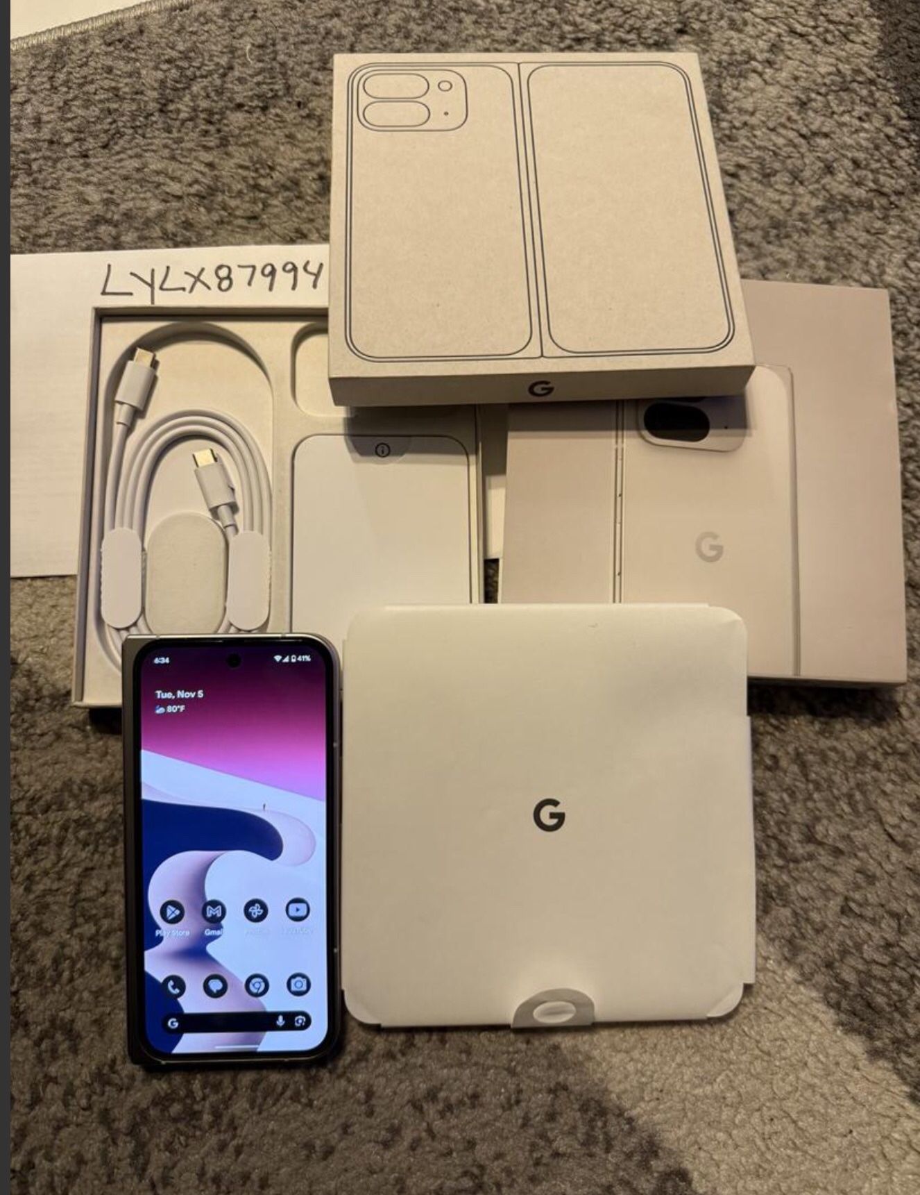 Google Pixel 9 Pro Fold Unlocked 512gb Porcelain