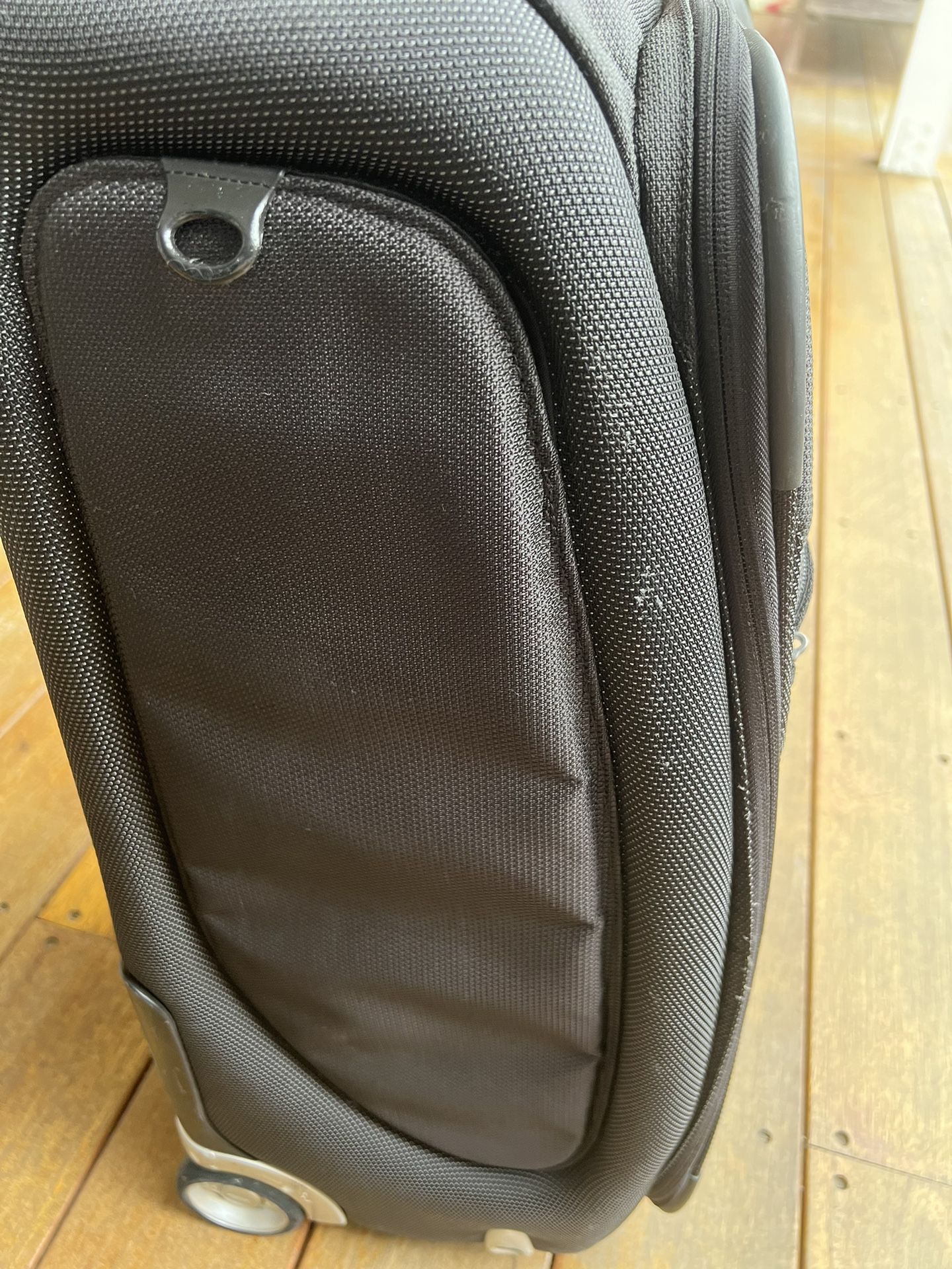 Tumi Black Nylon T3 Expandable Trolley Suitcase 