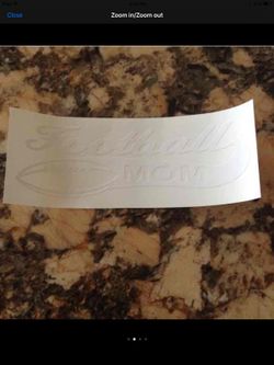 Football Mom vinyl decal