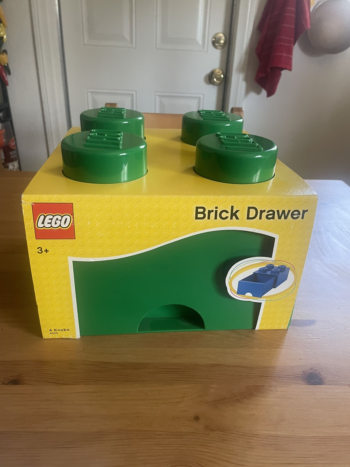 Lego Brick Drawer, Green , UNOPENED