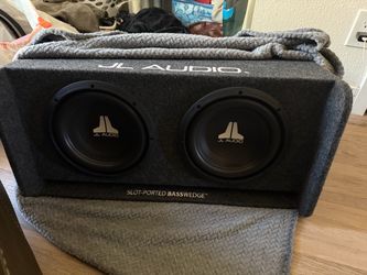 JL Audio Dual Subwoofer Slot-Ported BassWedge Box