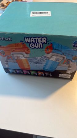 Water Gun Squirt Blaster Set – 6 Pack