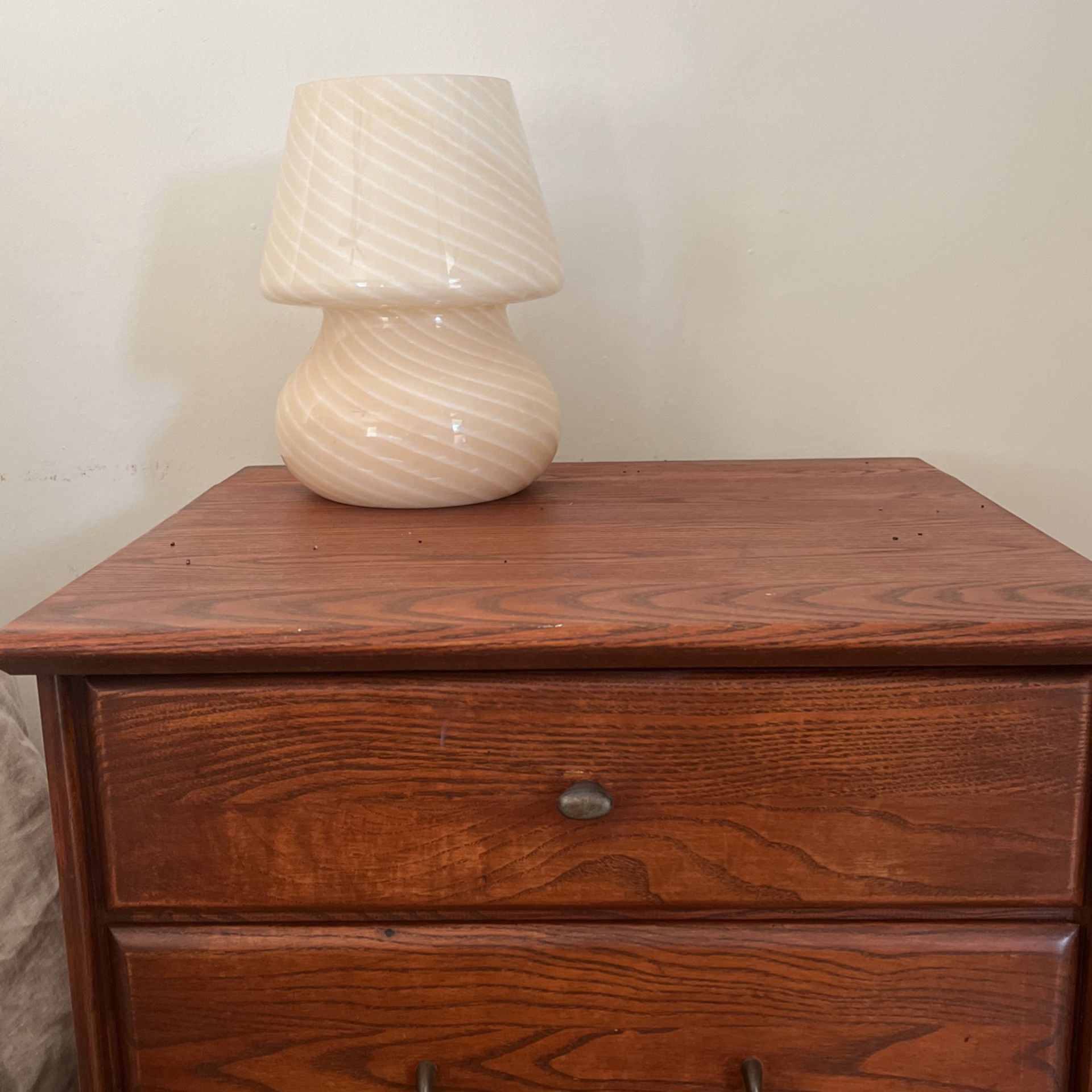 Murano-style Mushroom Lamp 