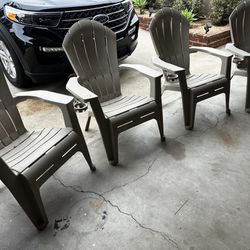 Adirondack Chairs With Cup Holder