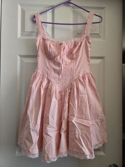 Pink summer dress