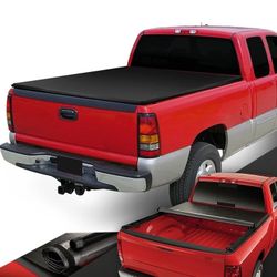 99 to 2006 Chevrolet Silverado GMC Sierra 6.6 bed Soft Roll up Tonneau Beb cover Cubierto Tapa caja