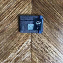 Herschel Charlie FRID Card wallet Crosshatch 