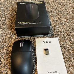 mikiby r1 se+ gaming mouse, 18000 dpi, high-precision paw3395 se sensor,55g lightweight, tri-mode 2.4g/bt5.0/usb-c wireless mouse, programmable ergono