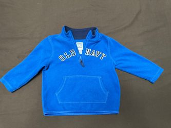 Old Navy Blue Fleece Pull Over 