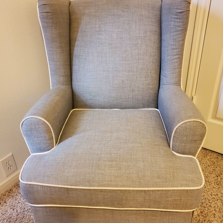 Eddie Bauer Upholstered Wingback Swivel Glider for Sale in Houston TX OfferUp