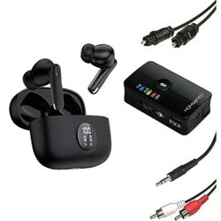 Homespot hd Bluetooth transmitter and earbuds