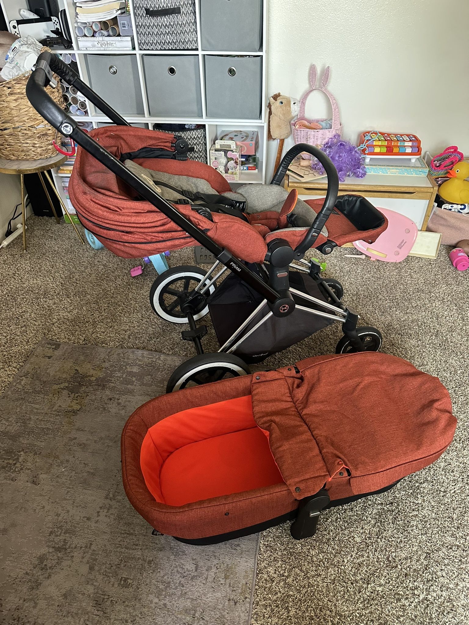 Cybex Stroller,carry cut And Car Seat