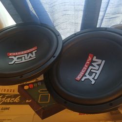 Two 12 " MTX SUBWOOFERS 