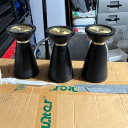 “Dept 62” Brand Set Of Taper Candle Holders