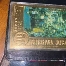 22 Karat Gold 1999 Michael Jordan Card With certification card