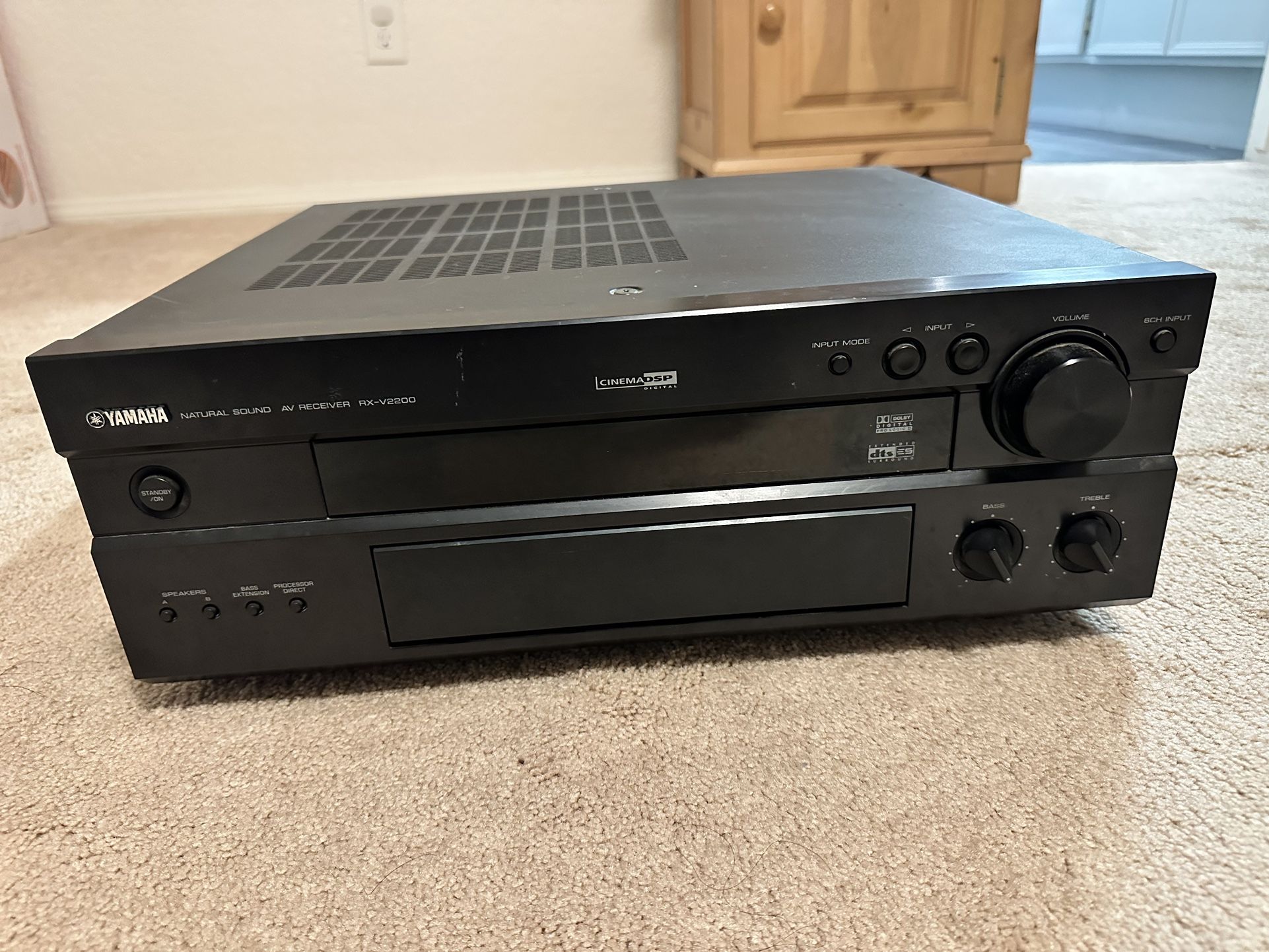 Vintage Yamaha RX-V2200 AV Receiver - Home Theater Classic - Natural Sound Home Stereo Receivers